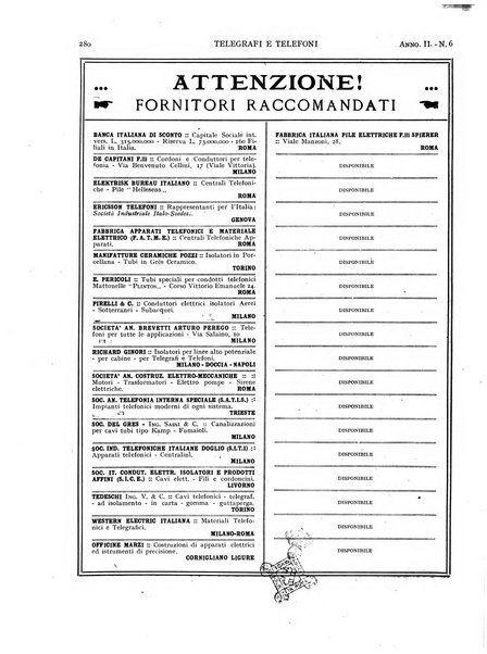 Telegrafi e telefoni rivista tecnica