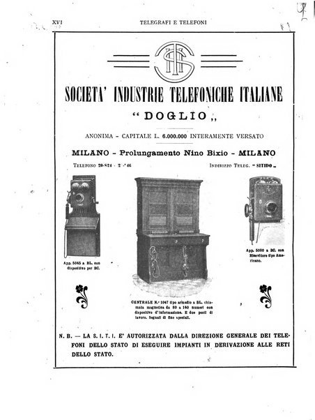 Telegrafi e telefoni rivista tecnica