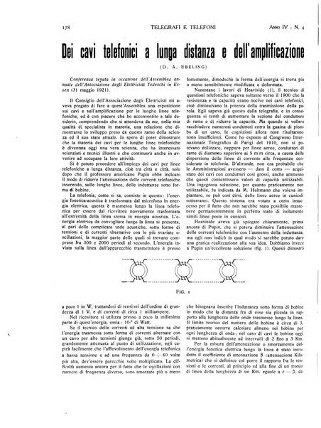 Telegrafi e telefoni rivista tecnica