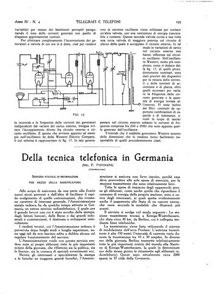 Telegrafi e telefoni rivista tecnica