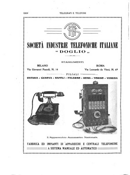 Telegrafi e telefoni rivista tecnica