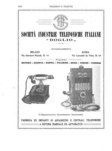 Telegrafi e telefoni rivista tecnica