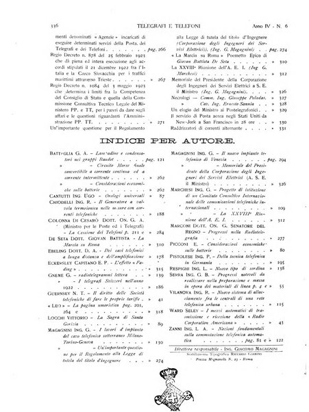 Telegrafi e telefoni rivista tecnica