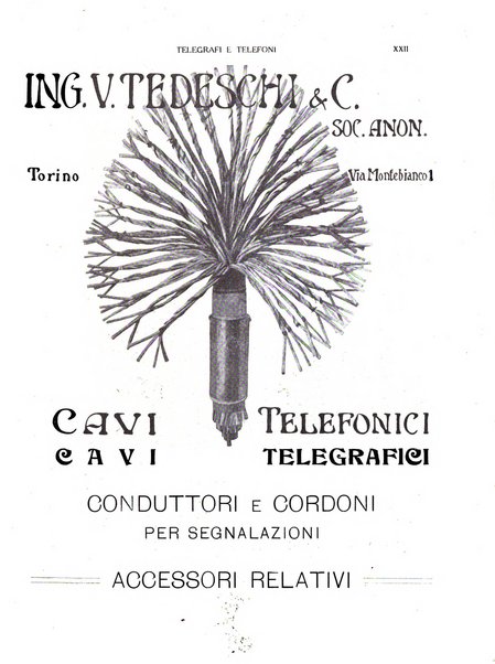 Telegrafi e telefoni rivista tecnica