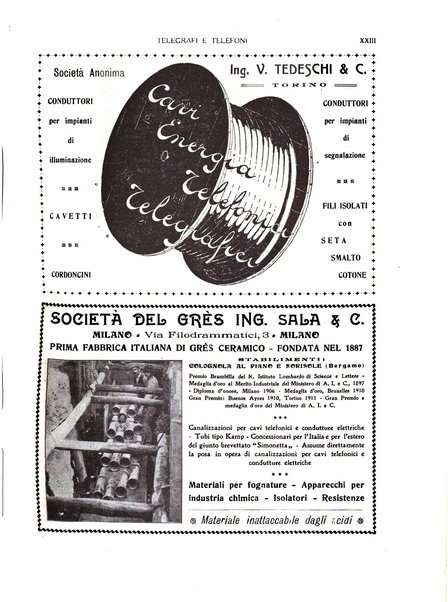 Telegrafi e telefoni rivista tecnica