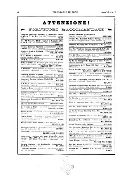 Telegrafi e telefoni rivista tecnica