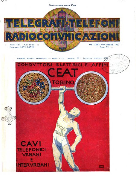 Telegrafi e telefoni rivista tecnica