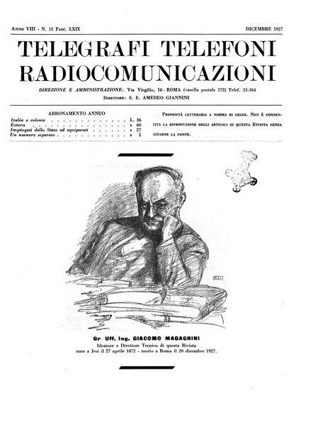 Telegrafi e telefoni rivista tecnica