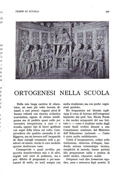 Tempo di scuola rivista mensile dell'ordine medio, superiore ed artistico