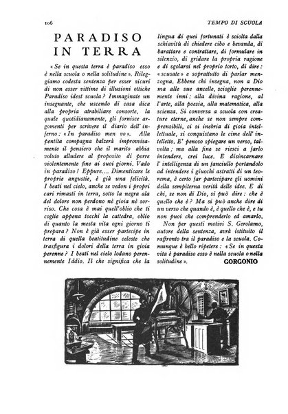 Tempo di scuola rivista mensile dell'ordine medio, superiore ed artistico