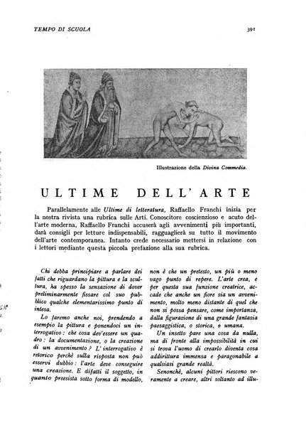 Tempo di scuola rivista mensile dell'ordine medio, superiore ed artistico