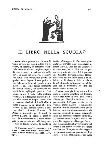 Tempo di scuola rivista mensile dell'ordine medio, superiore ed artistico