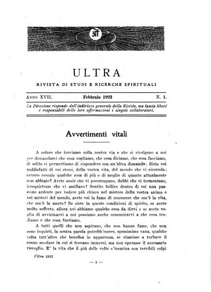 Ultra rivista teosofica di Roma