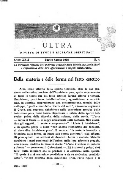 Ultra rivista teosofica di Roma