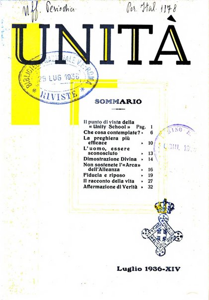 Unità rivista di vita spirituale