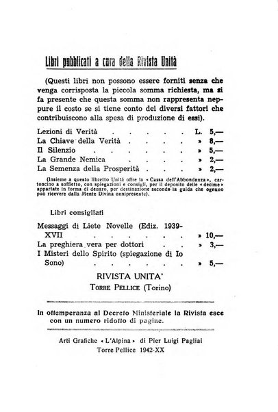 Unità rivista di vita spirituale