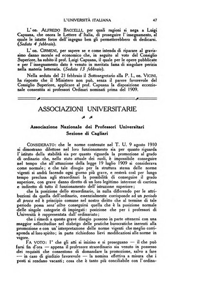 L'università italiana rivista dell'istruzione superiore