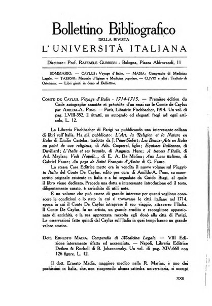 L'università italiana rivista dell'istruzione superiore