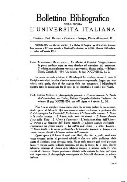 L'università italiana rivista dell'istruzione superiore