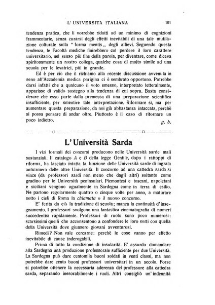 L'università italiana rivista dell'istruzione superiore