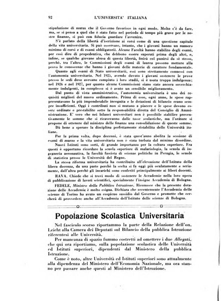 L'università italiana rivista dell'istruzione superiore