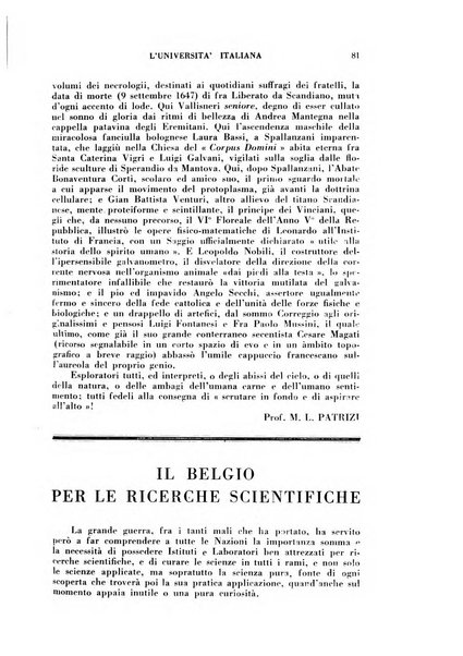 L'università italiana rivista dell'istruzione superiore