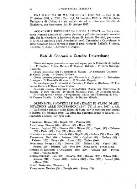 L'università italiana rivista dell'istruzione superiore