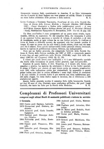 L'università italiana rivista dell'istruzione superiore