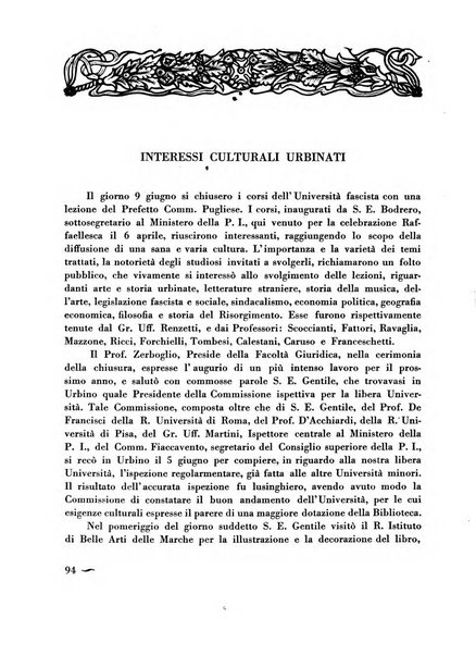 Urbinum bollettino di cultura ufficiale per gli atti della brigata urbinate degli amici dei monumenti, della reale Accademia Raffaello e del reale Istituto di belle arti delle Marche