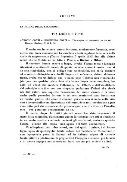 Urbinum bollettino di cultura ufficiale per gli atti della brigata urbinate degli amici dei monumenti, della reale Accademia Raffaello e del reale Istituto di belle arti delle Marche