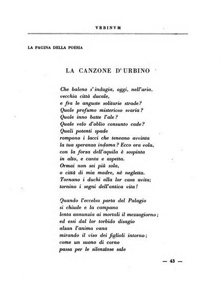 Urbinum bollettino di cultura ufficiale per gli atti della brigata urbinate degli amici dei monumenti, della reale Accademia Raffaello e del reale Istituto di belle arti delle Marche