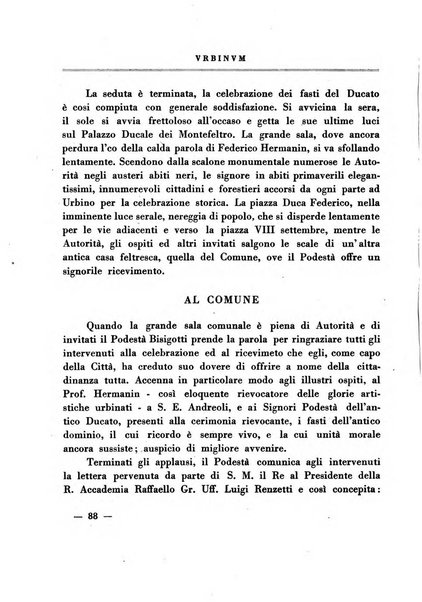 Urbinum bollettino di cultura ufficiale per gli atti della brigata urbinate degli amici dei monumenti, della reale Accademia Raffaello e del reale Istituto di belle arti delle Marche