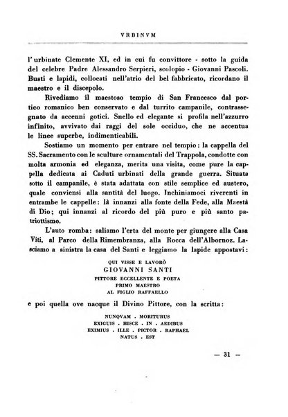 Urbinum bollettino di cultura ufficiale per gli atti della brigata urbinate degli amici dei monumenti, della reale Accademia Raffaello e del reale Istituto di belle arti delle Marche