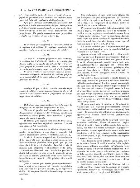 La vita marittima e commerciale rassegna di marina, diritto marittimo, commercio, emigrazione e colonie