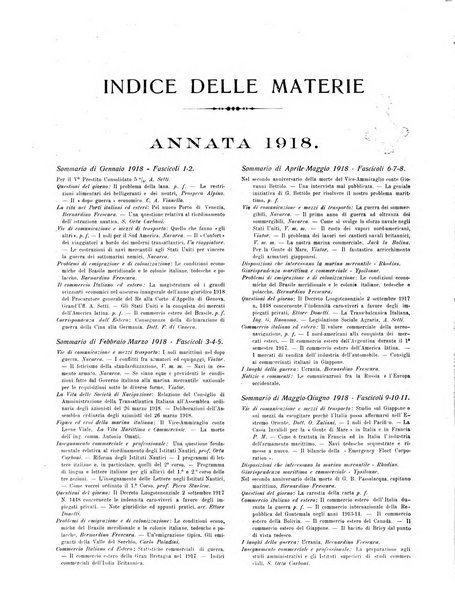 La vita marittima e commerciale rassegna di marina, diritto marittimo, commercio, emigrazione e colonie