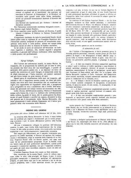 La vita marittima e commerciale rassegna di marina, diritto marittimo, commercio, emigrazione e colonie