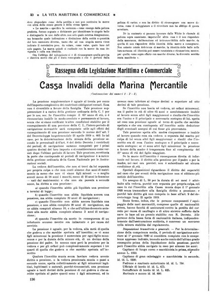 La vita marittima e commerciale rassegna di marina, diritto marittimo, commercio, emigrazione e colonie