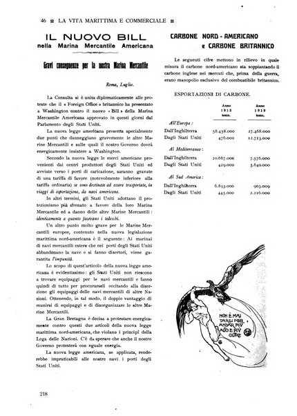 La vita marittima e commerciale rassegna di marina, diritto marittimo, commercio, emigrazione e colonie