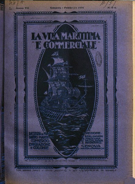 La vita marittima e commerciale rassegna di marina, diritto marittimo, commercio, emigrazione e colonie