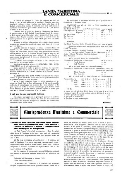 La vita marittima e commerciale rassegna di marina, diritto marittimo, commercio, emigrazione e colonie