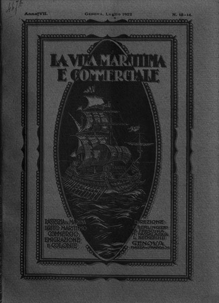 La vita marittima e commerciale rassegna di marina, diritto marittimo, commercio, emigrazione e colonie