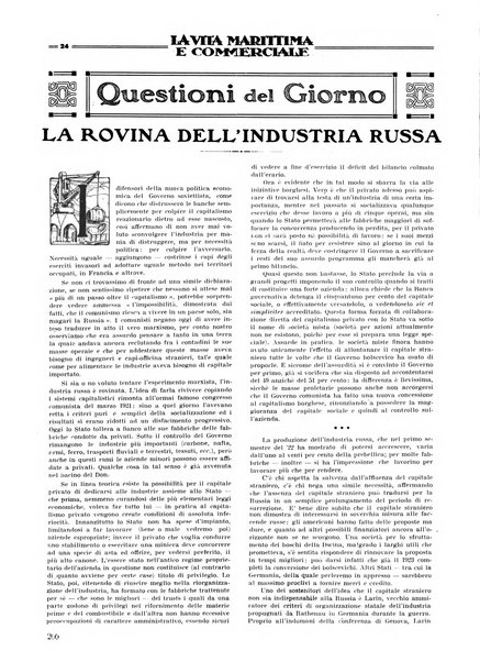 La vita marittima e commerciale rassegna di marina, diritto marittimo, commercio, emigrazione e colonie