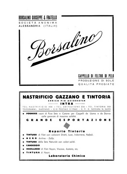 Vita tessile organo ufficiale della Federazione nazionale fascista delle industrie tessili varie del cappello