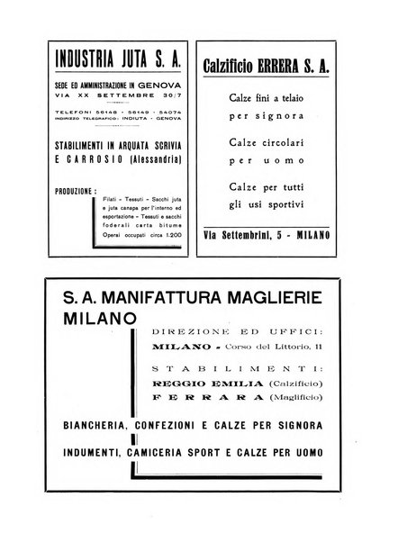 Vita tessile organo ufficiale della Federazione nazionale fascista delle industrie tessili varie del cappello