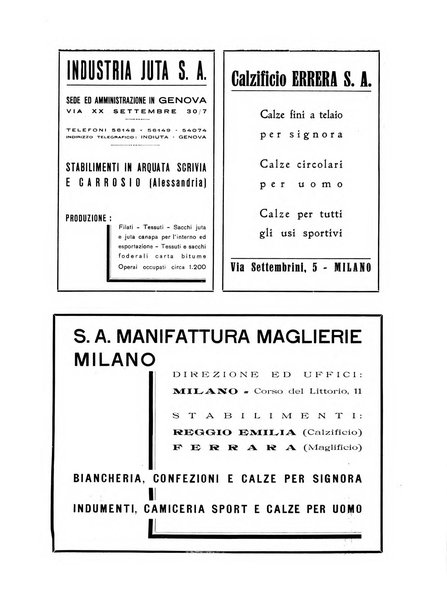 Vita tessile organo ufficiale della Federazione nazionale fascista delle industrie tessili varie del cappello