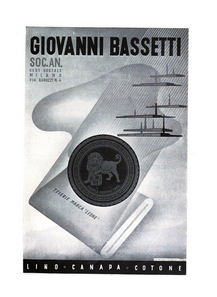 Vita tessile organo ufficiale della Federazione nazionale fascista delle industrie tessili varie del cappello