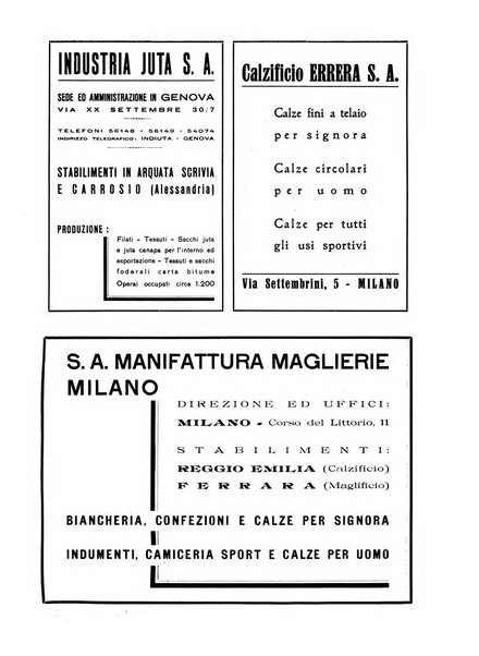 Vita tessile organo ufficiale della Federazione nazionale fascista delle industrie tessili varie del cappello