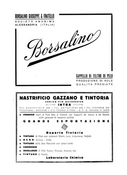 Vita tessile organo ufficiale della Federazione nazionale fascista delle industrie tessili varie del cappello