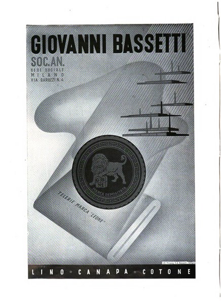 Vita tessile organo ufficiale della Federazione nazionale fascista delle industrie tessili varie del cappello