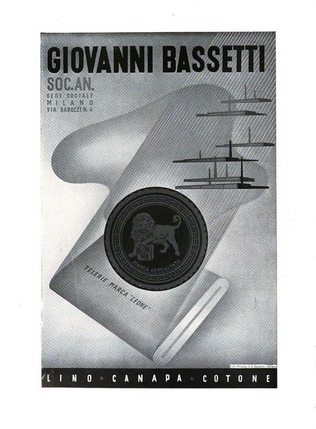 Vita tessile organo ufficiale della Federazione nazionale fascista delle industrie tessili varie del cappello